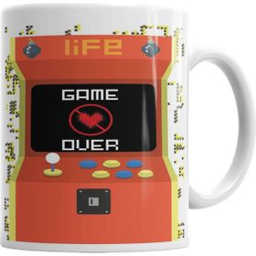 Baskı Dükkanı KB5049 Game Over Atari Oyun Porselen Kupa Bardak