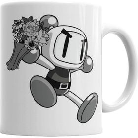 Baskı Dükkanı KB5068 Flower Man Porselen Kupa Bardak
