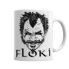 Baskı Dükkanı KB5069 Floki De Vikings Porselen Kupa Bardak
