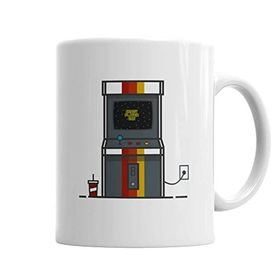 Baskı Dükkanı KB5070 Fliperama Atari Porselen Kupa Bardak