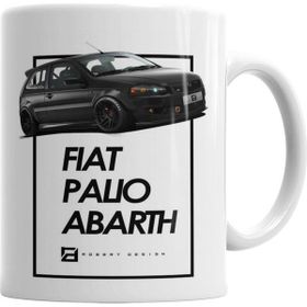 Baskı Dükkanı KB5074 Fiat Palio Abarth Race Style Porselen Kupa Bardak