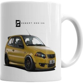 Baskı Dükkanı KB5074 Fiat Palio Abarth Race Style Porselen Kupa Bardak