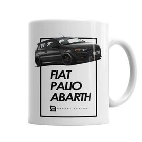 Baskı Dükkanı KB5075 Fiat Palio Abarth Race Style Porselen Kupa Bardak