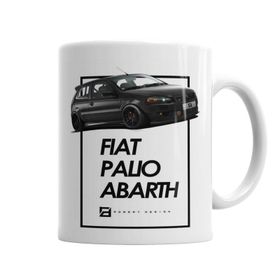 Baskı Dükkanı KB5075 Fiat Palio Abarth Race Style Porselen Kupa Bardak