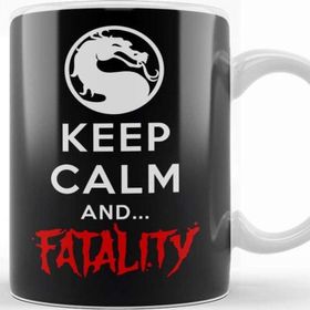 Baskı Dükkanı KB5077 Fatality Porselen Kupa Bardak