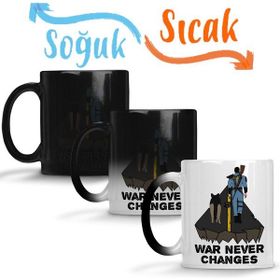 Baskı Dükkanı KB5080 Fallout War Never Changes Porselen Kupa Bardak