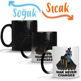 Baskı Dükkanı KB5080 Fallout War Never Changes Porselen Kupa Bardak