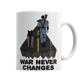 Baskı Dükkanı KB5080 Fallout War Never Changes Porselen Kupa Bardak