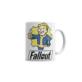Baskı Dükkanı KB5081 Fallout Vault Boy Porselen Kupa Bardak
