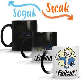Baskı Dükkanı KB5081 Fallout Vault Boy Porselen Kupa Bardak