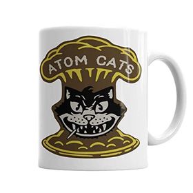 Baskı Dükkanı KB5085 Fallout Atom Cats Kedi Porselen Kupa Bardak
