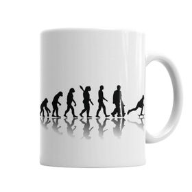 Baskı Dükkanı KB5089 Evolution Of Skate Porselen Kupa Bardak