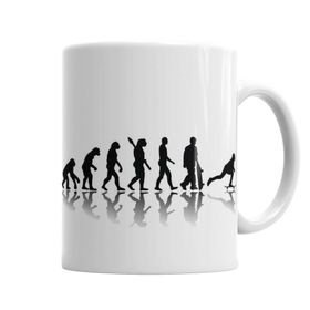 Baskı Dükkanı KB5089 Evolution Of Skate Porselen Kupa Bardak