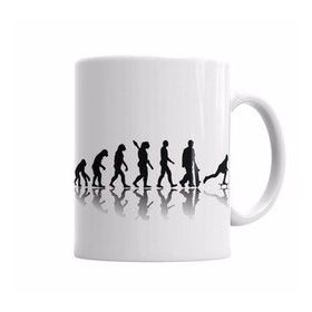 Baskı Dükkanı KB5089 Evolution Of Skate Porselen Kupa Bardak