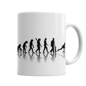 Baskı Dükkanı KB5089 Evolution Of Skate Porselen Kupa Bardak