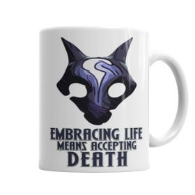 Baskı Dükkanı KB5100 Embrace Life Kindred Porselen Kupa Bardak