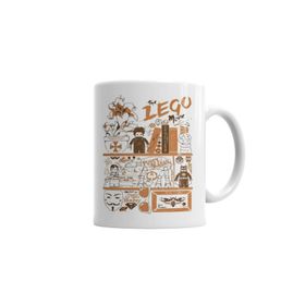 Baskı Dükkanı KB5104 Lego Porselen Kupa Bardak