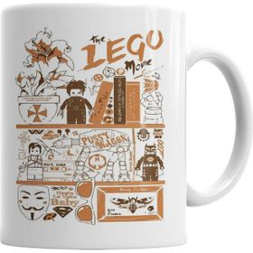 Baskı Dükkanı KB5104 Lego Porselen Kupa Bardak
