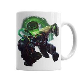 Baskı Dükkanı KB5109 League Of Legends Singed Porselen Kupa Bardak