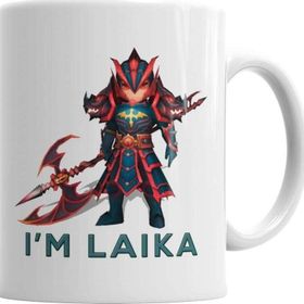 Baskı Dükkanı KB5115 Laika Dragon Knight Fire Summoners War Porselen Kupa Bardak