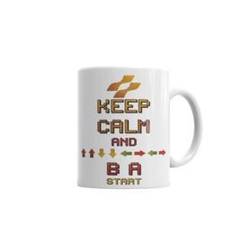 Baskı Dükkanı KB5141 Keep Calm Konami Porselen Kupa Bardak