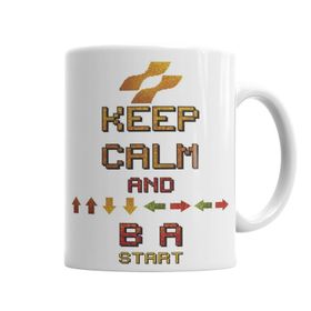 Baskı Dükkanı KB5141 Keep Calm Konami Porselen Kupa Bardak