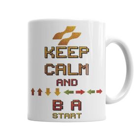 Baskı Dükkanı KB5141 Keep Calm Konami Porselen Kupa Bardak