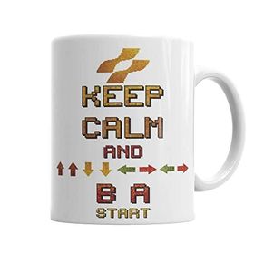 Baskı Dükkanı KB5141 Keep Calm Konami Porselen Kupa Bardak