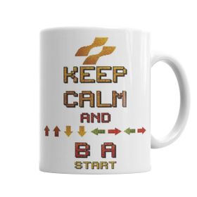 Baskı Dükkanı KB5141 Keep Calm Konami Porselen Kupa Bardak