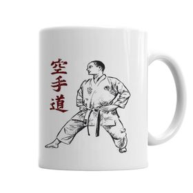 Baskı Dükkanı KB5144 Karate Shotokan Porselen Kupa Bardak