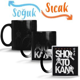 Baskı Dükkanı KB5145 Karate Shotokan Dojo Kun Porselen Kupa Bardak