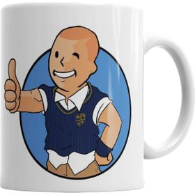 Baskı Dükkanı KB5161 Jimmy Hopkins Vault Boy Porselen Kupa Bardak