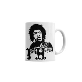 Baskı Dükkanı KB5162 Jimi Hendrix Porselen Kupa Bardak