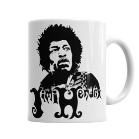 Baskı Dükkanı KB5162 Jimi Hendrix Porselen Kupa Bardak