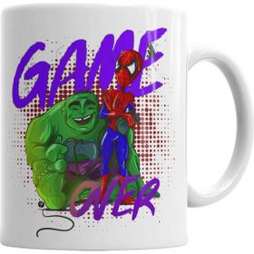 Baskı Dükkanı KB5182 Hulk Vespider Game Over Porselen Kupa Bardak