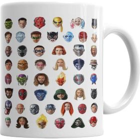 Baskı Dükkanı KB5192 Heroes Porselen Kupa Bardak