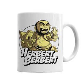 Baskı Dükkanı KB5194 Herbert Berbert Porselen Kupa Bardak