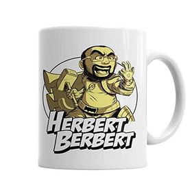 Baskı Dükkanı KB5194 Herbert Berbert Porselen Kupa Bardak