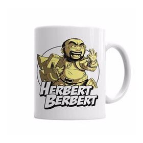 Baskı Dükkanı KB5194 Herbert Berbert Porselen Kupa Bardak