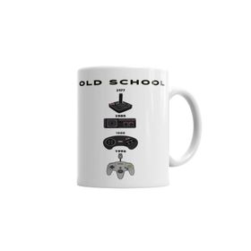 Baskı Dükkanı KB5213 Old School Gamer Porselen Kupa Bardak