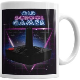 Baskı Dükkanı KB5213 Old School Gamer Porselen Kupa Bardak