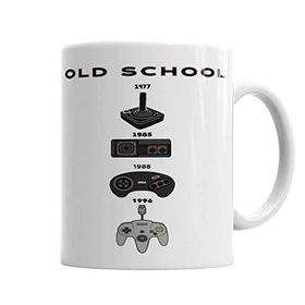 Baskı Dükkanı KB5213 Old School Gamer Porselen Kupa Bardak
