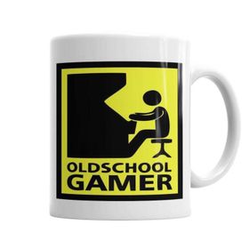 Baskı Dükkanı KB5213 Old School Gamer Porselen Kupa Bardak
