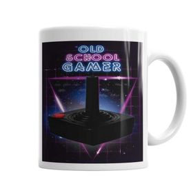 Baskı Dükkanı KB5213 Old School Gamer Porselen Kupa Bardak