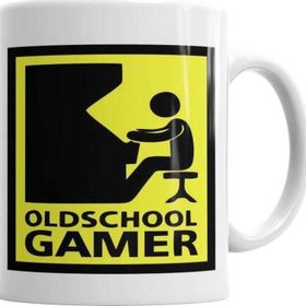 Baskı Dükkanı KB5213 Old School Gamer Porselen Kupa Bardak