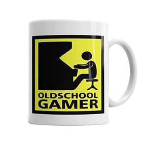 Baskı Dükkanı KB5214 Oldschool Gamer Porselen Kupa Bardak