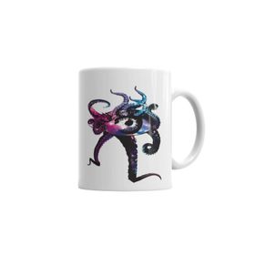 Baskı Dükkanı KB5217 Octopus Eye Porselen Kupa Bardak
