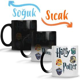 Baskı Dükkanı KB522 Harry Potter Patronus Harry Potter Patron Porselen Kupa Bardak