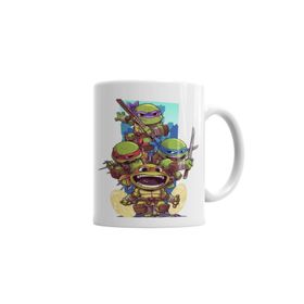 Baskı Dükkanı KB5222 Ninja Turtles Ninja Kaplubağalar Porselen Kupa Bardak