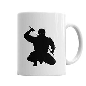 Baskı Dükkanı KB5223 Ninja Porselen Kupa Bardak
